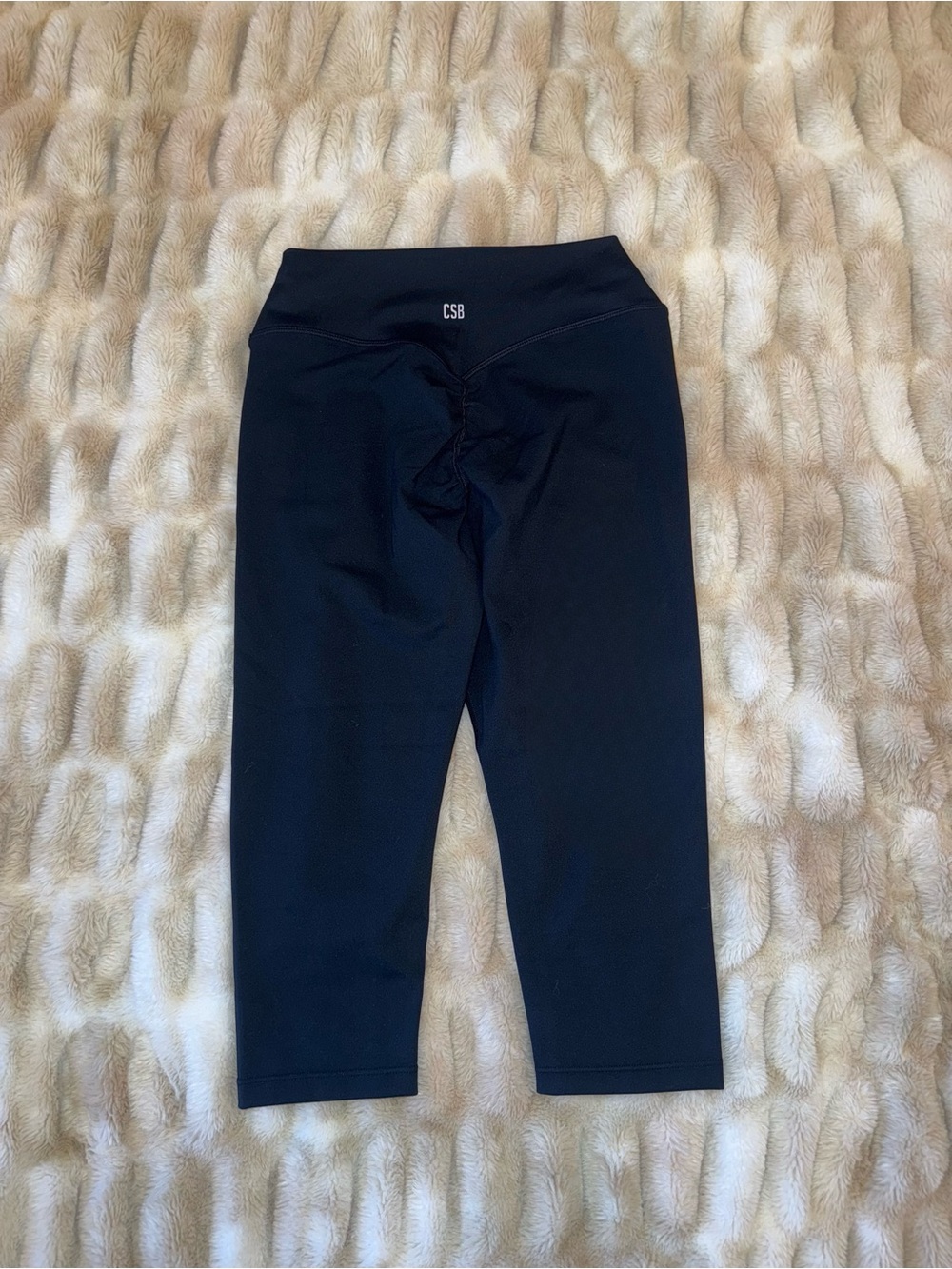 CROP SHOP BOUTIQUE CSB Form Invisible Scrunch Capri - Black - Size medium - Picture 6 of 9